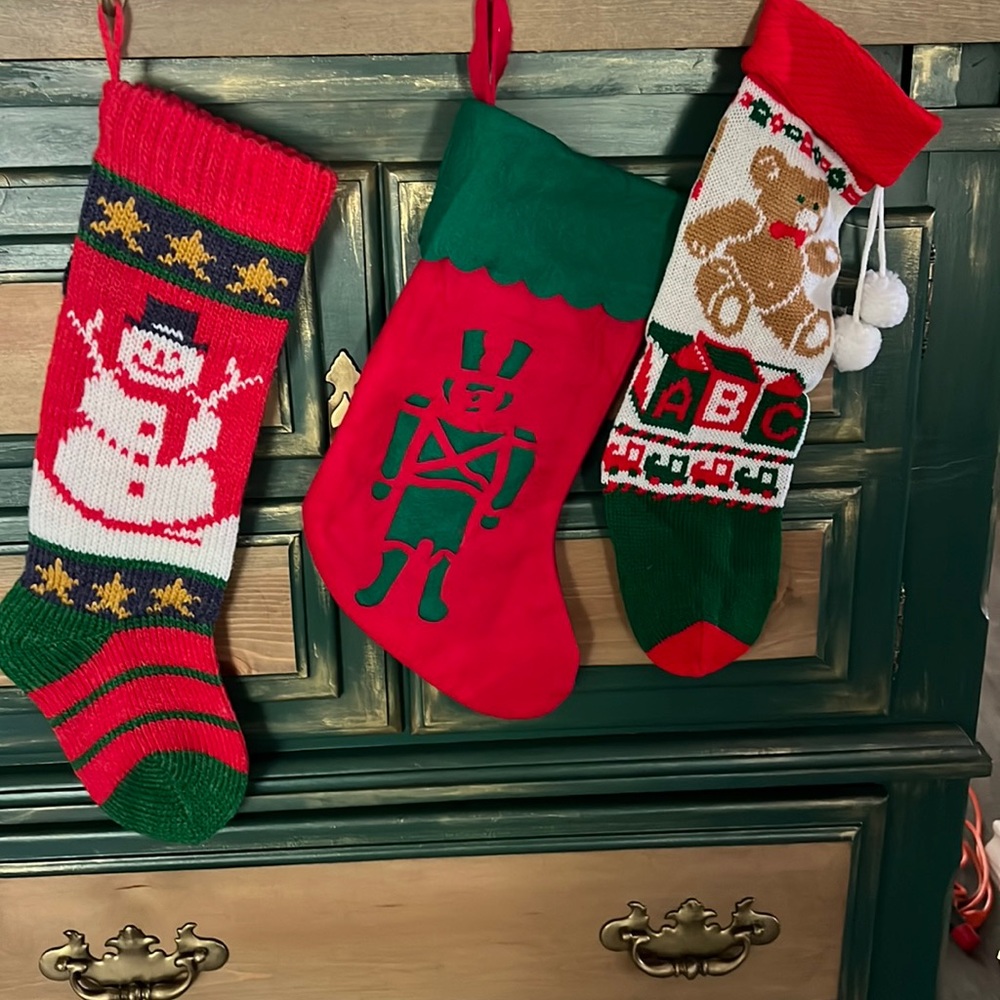 Vintage Christmas socks
